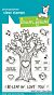 Lawn Fawn 3x4 clear stamp set heart tree