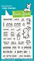 Lawn Fawn 3x4 clear stamp set treat cart add-on: smoothies 'n juice