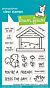 Lawn Fawn 2x3 clear stamp set backyard bird feeder add-on