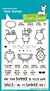 Lawn Fawn 4x6 clear stamp set summer friends