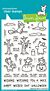 Lawn Fawn 4x6 clear stamp set halloween mice
