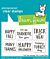 Lawn Fawn 2x3 clear stamp set tiny tag sayings: fall