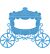 Creatables stencil princess carriage
