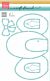 Marianne Design Craft Stencil - Egg cottage by Marleen PS8155 148,5x210mm