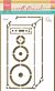 Marianne D Craft Stencil muziek luidspreker by Marleen 210x149mm 