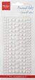 Marianne Design Decoration Enamal dots - Sneeuwvlokken  21x15cm      