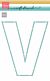 Marianne Design Mask Stencil - letter V (Vaderdag) PS8161 210x149mm
