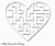 My Favorite Things Heart Maze Shapes - White 