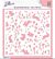 Nellie Choice Stencil Background Rabbits & Tulips MMS4K-043