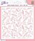 Nellie's Choice Mixed Media Stencils vierkant Bladeren en bessen MMS4K-038 150x150mm