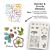Polkadoodles Colour & Create Funky Flower Friend 2-in-1 Creative Stencil (PD8712)