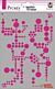 Pronty Mask Pattern background circles A5 by Jolanda 