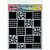 Ranger Dylusions Stencils Square Dance - Large  
