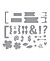 Spellbinders Punctuation & Icons Etched Dies (S5-663)           