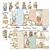 ScrapBoys Bedtime Tales paperset 12 vl+cut out elements-DZ  190gr 30,5x30,5cm    