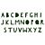 Sizzix Tim Holtz Bigz XL Alphabet - Cutout Upper 