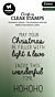 Studio Light Clear Stamp Christmas texts Essentials nr.696 SL-ES-STAMP696 50x92mm