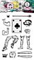 Studio Light Clear Stamp Playing card men Signature Coll. nr.648 ABM-SI-STAMP648 148x210mm