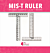 My Sweet Petunia Misti MIS-T Rulers