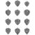 Tim Holtz Idea-Ology Metal Adornments 12/Pkg Hearts