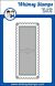 Whimsy Stamps Slimline Scallop Peekaboo 1 Die